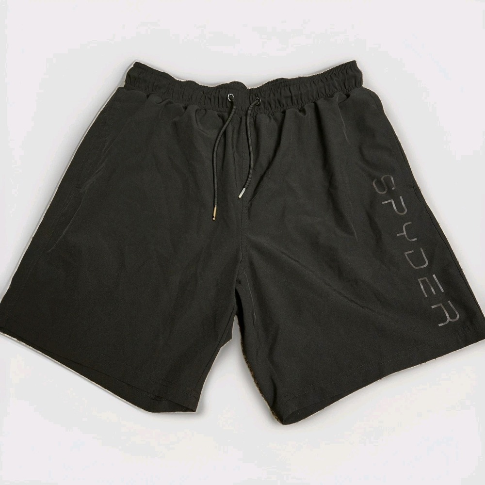 Spyder Swim Trunks L Black Surf Sand Sun UV Protection